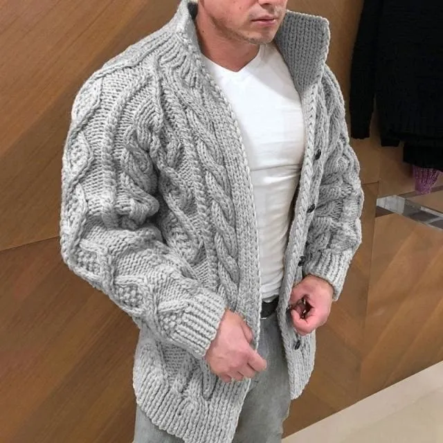 Adam - Men’s Sweater Coat Autumn Winter Fashion Knitwear MK17508