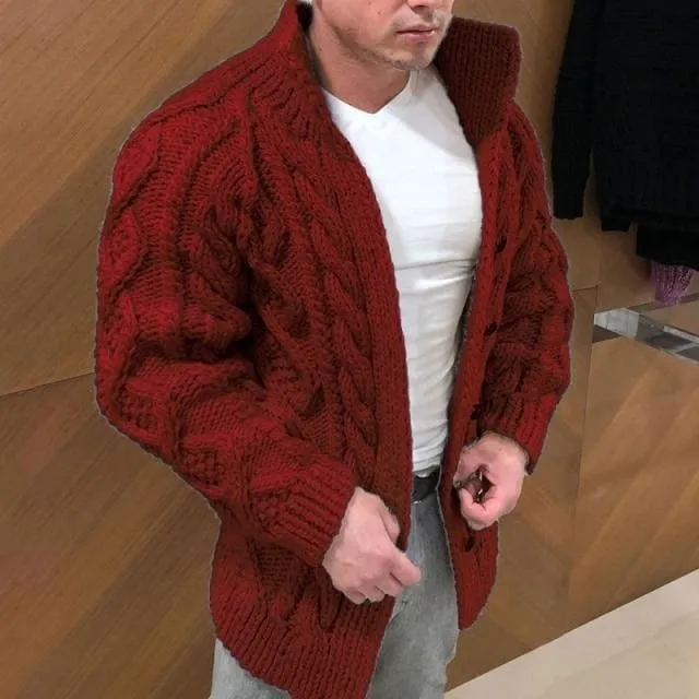 Adam - Men’s Sweater Coat Autumn Winter Fashion Knitwear MK17508
