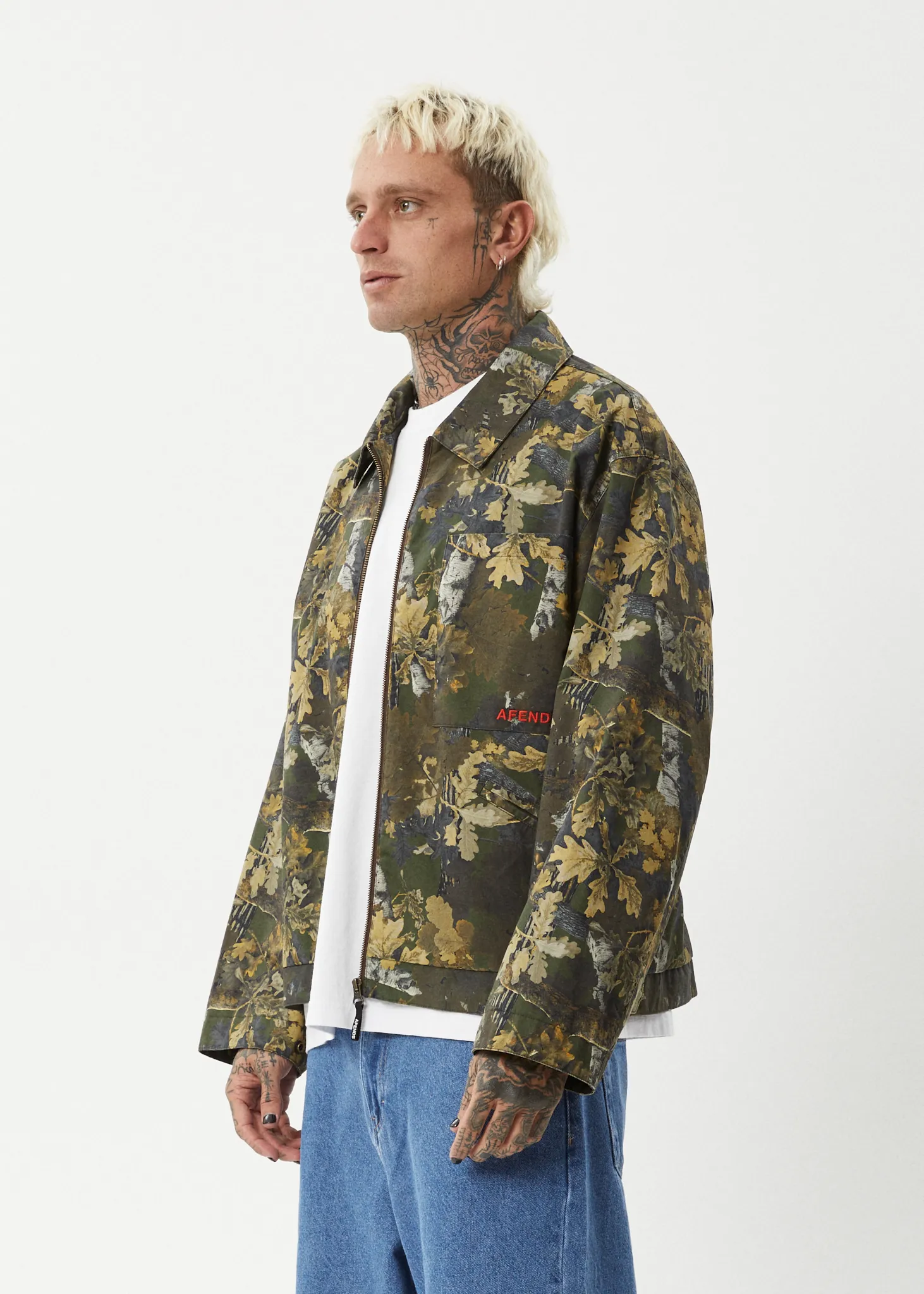 AFENDS Mens Oracle Find Me - Workwear Jacket - Find Me