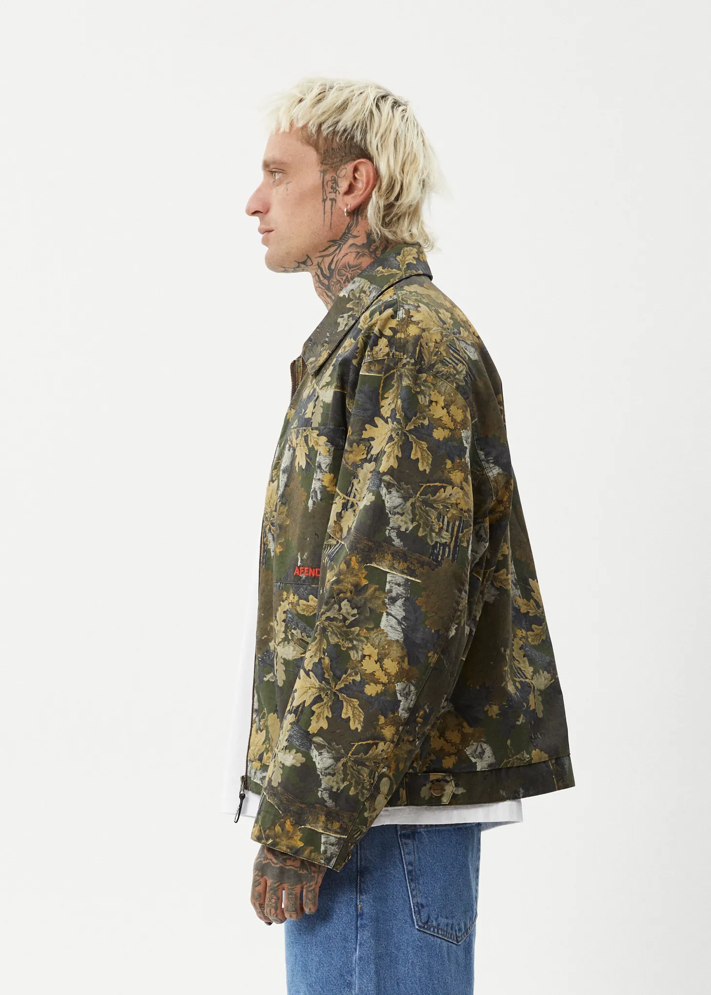AFENDS Mens Oracle Find Me - Workwear Jacket - Find Me