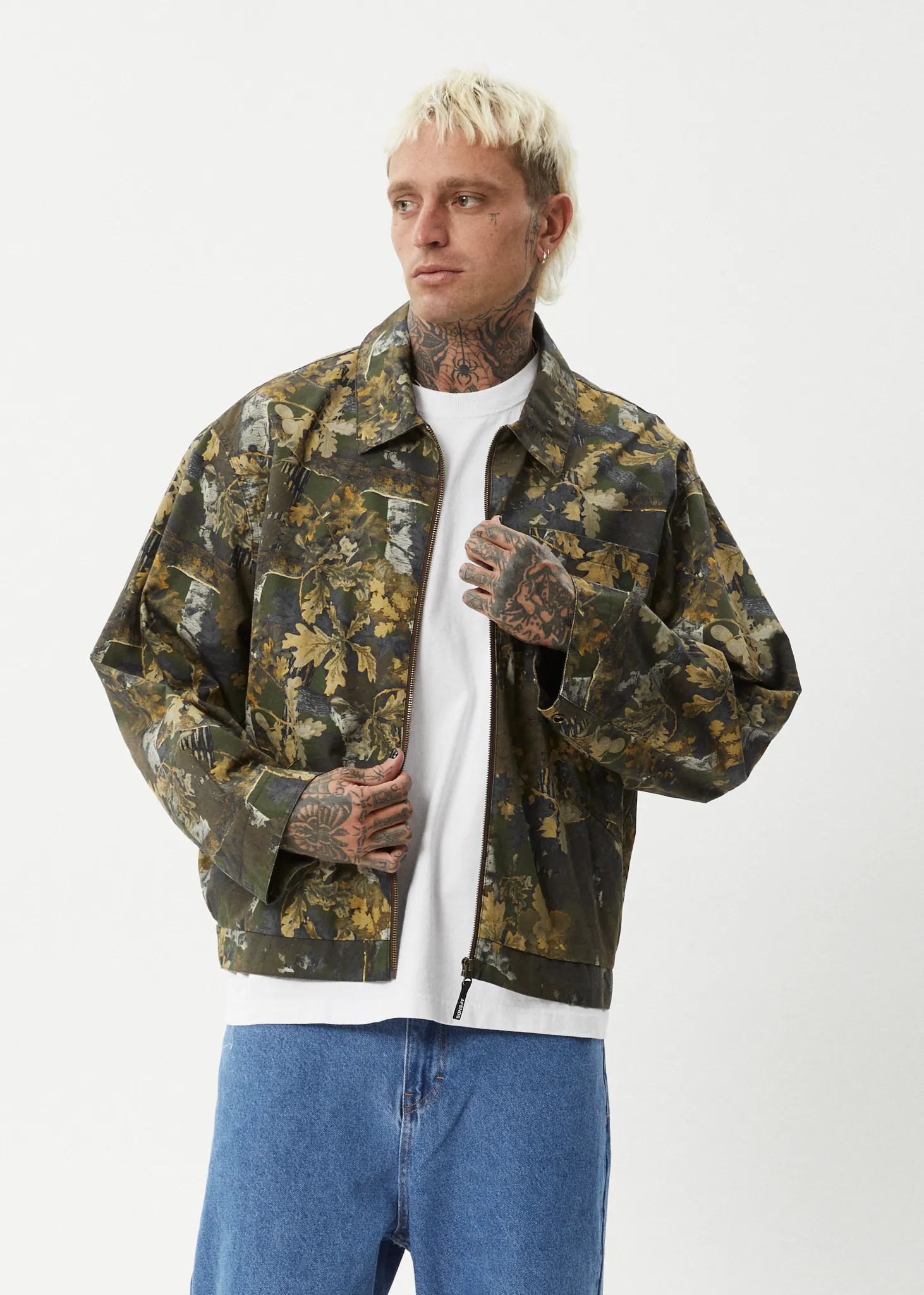 AFENDS Mens Oracle Find Me - Workwear Jacket - Find Me