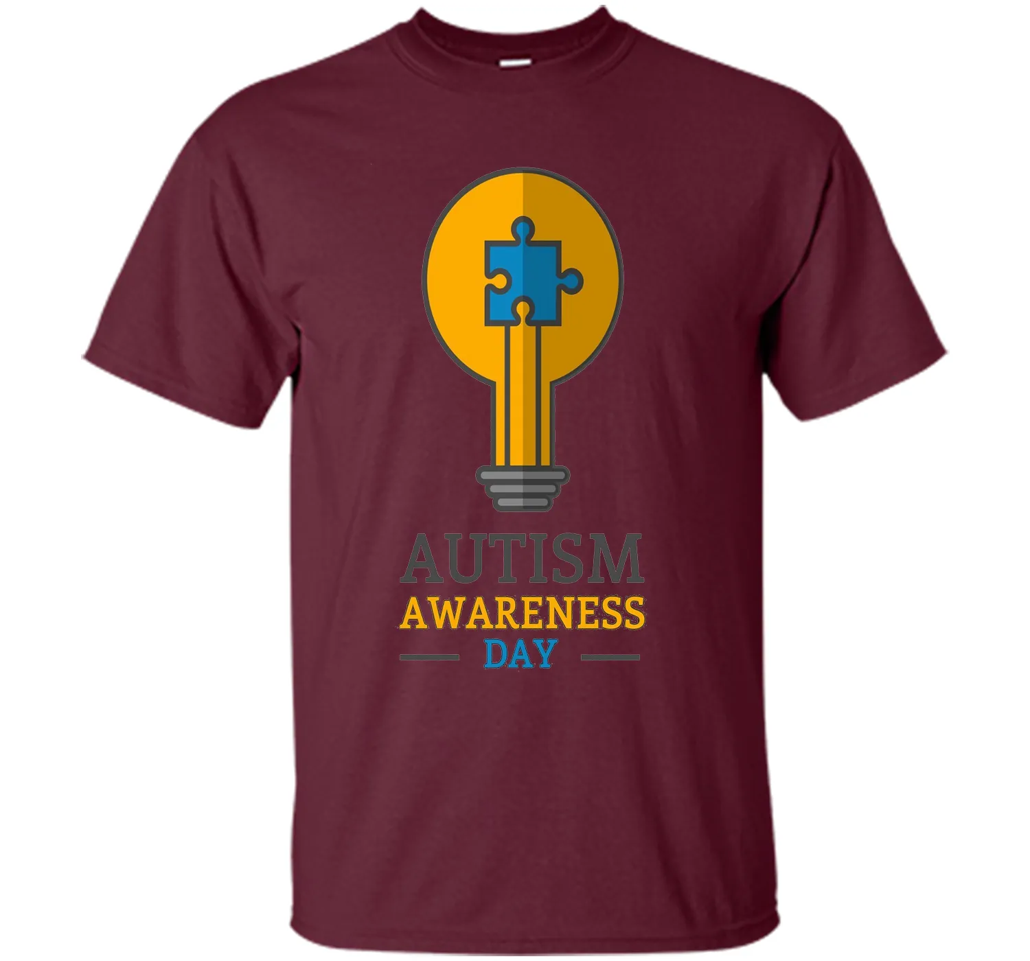 Autism Awareness Day Light It Up Blue T-Shirt