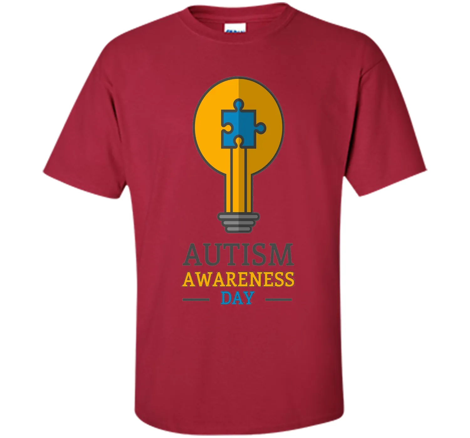 Autism Awareness Day Light It Up Blue T-Shirt