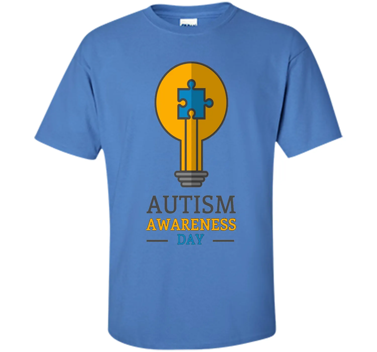 Autism Awareness Day Light It Up Blue T-Shirt