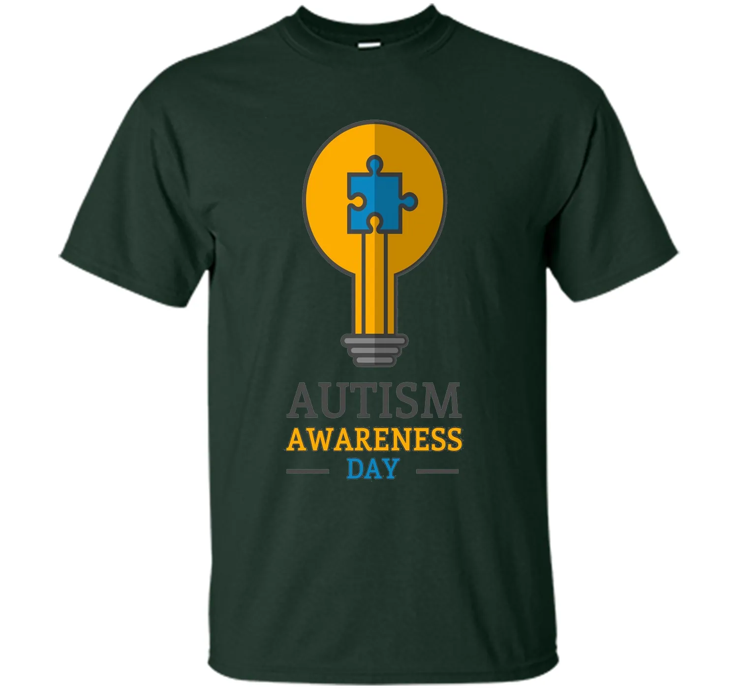 Autism Awareness Day Light It Up Blue T-Shirt