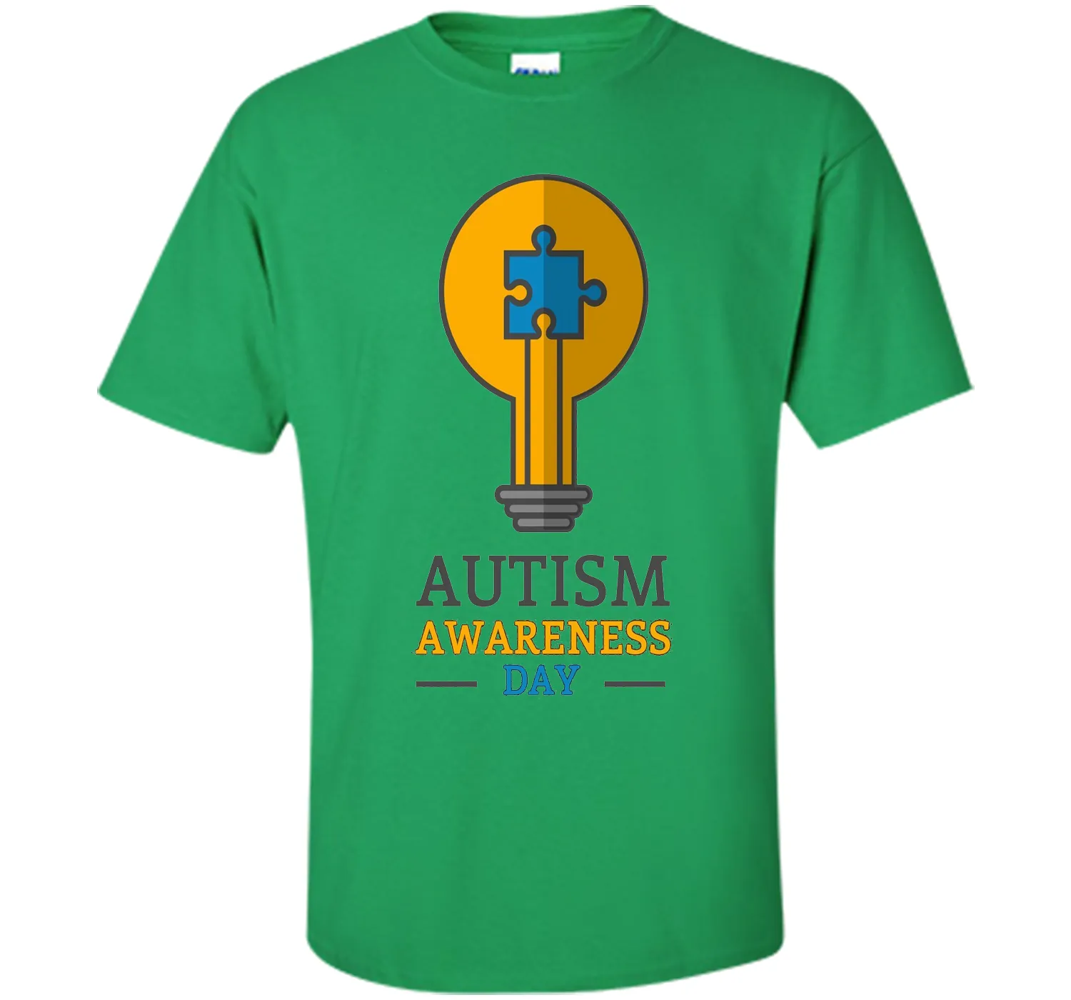 Autism Awareness Day Light It Up Blue T-Shirt