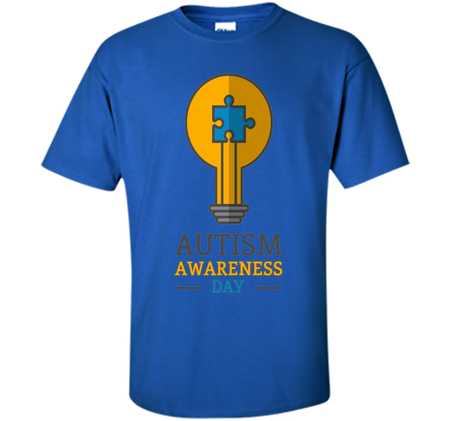 Autism Awareness Day Light It Up Blue T-Shirt