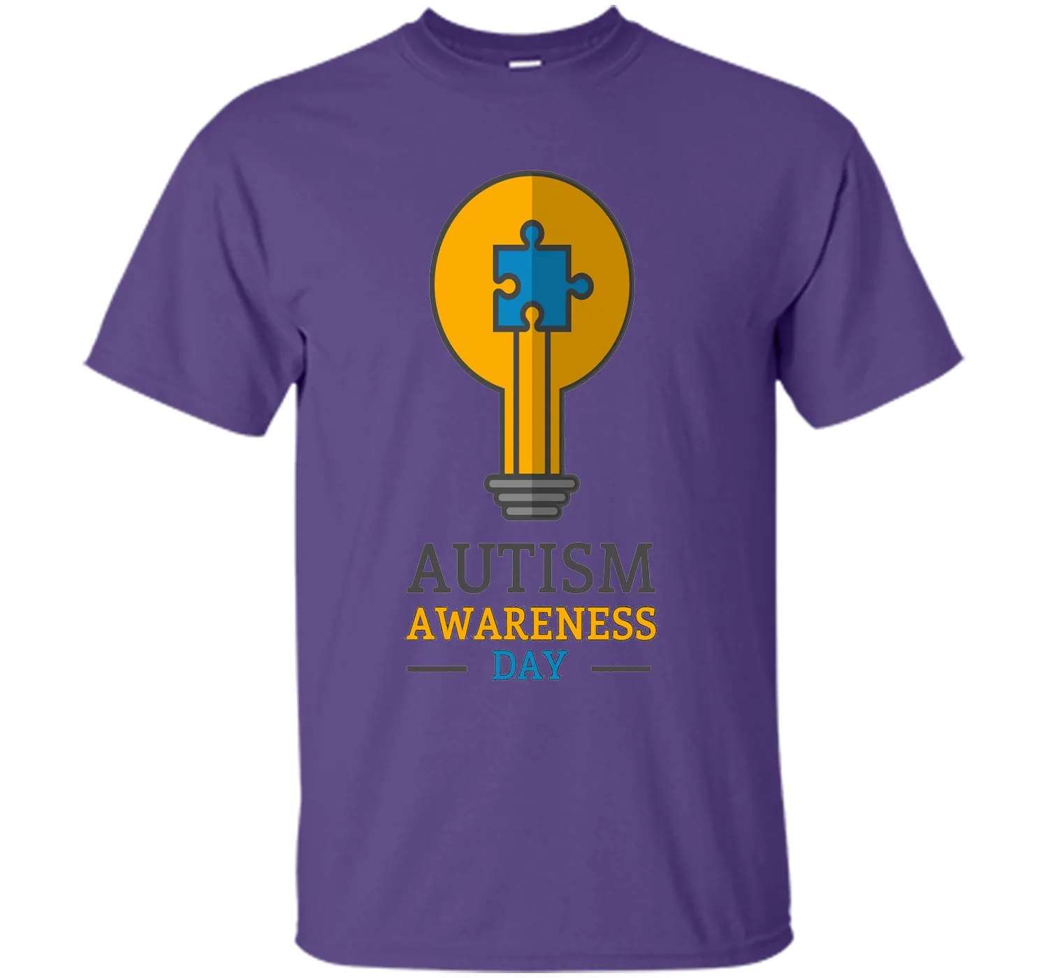 Autism Awareness Day Light It Up Blue T-Shirt