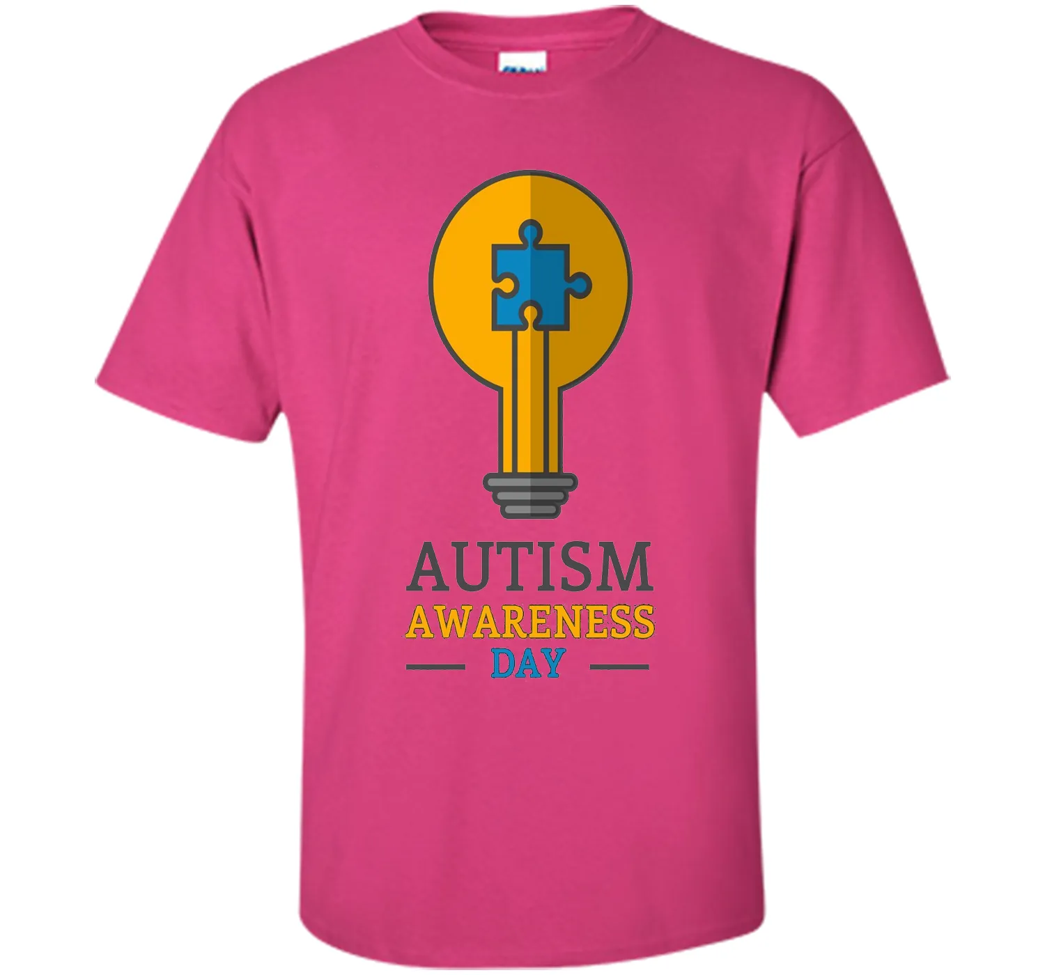 Autism Awareness Day Light It Up Blue T-Shirt