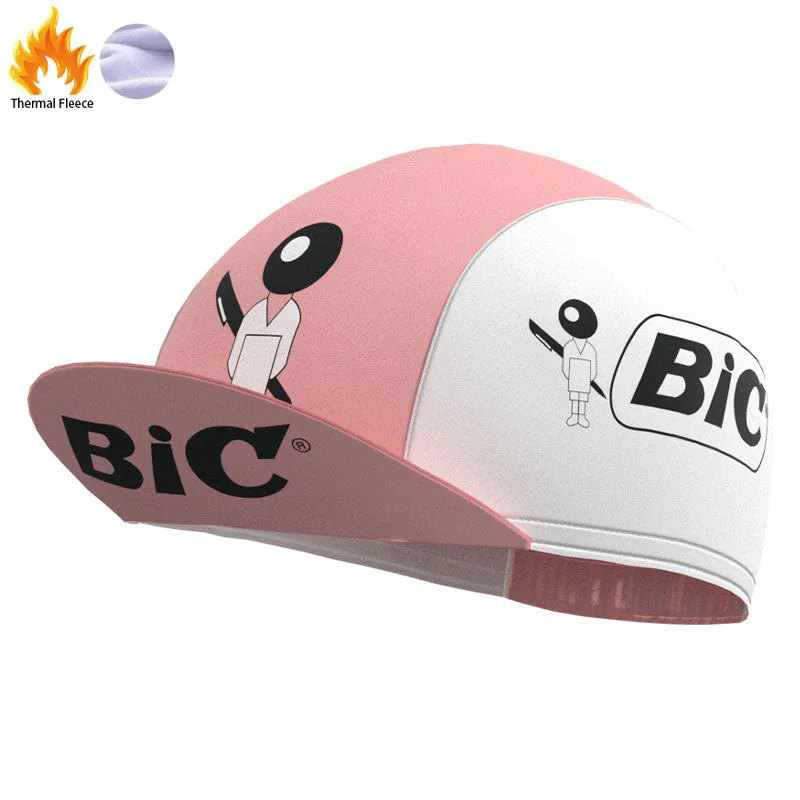 BIC Pink Fleece Retro Cycling Kits
