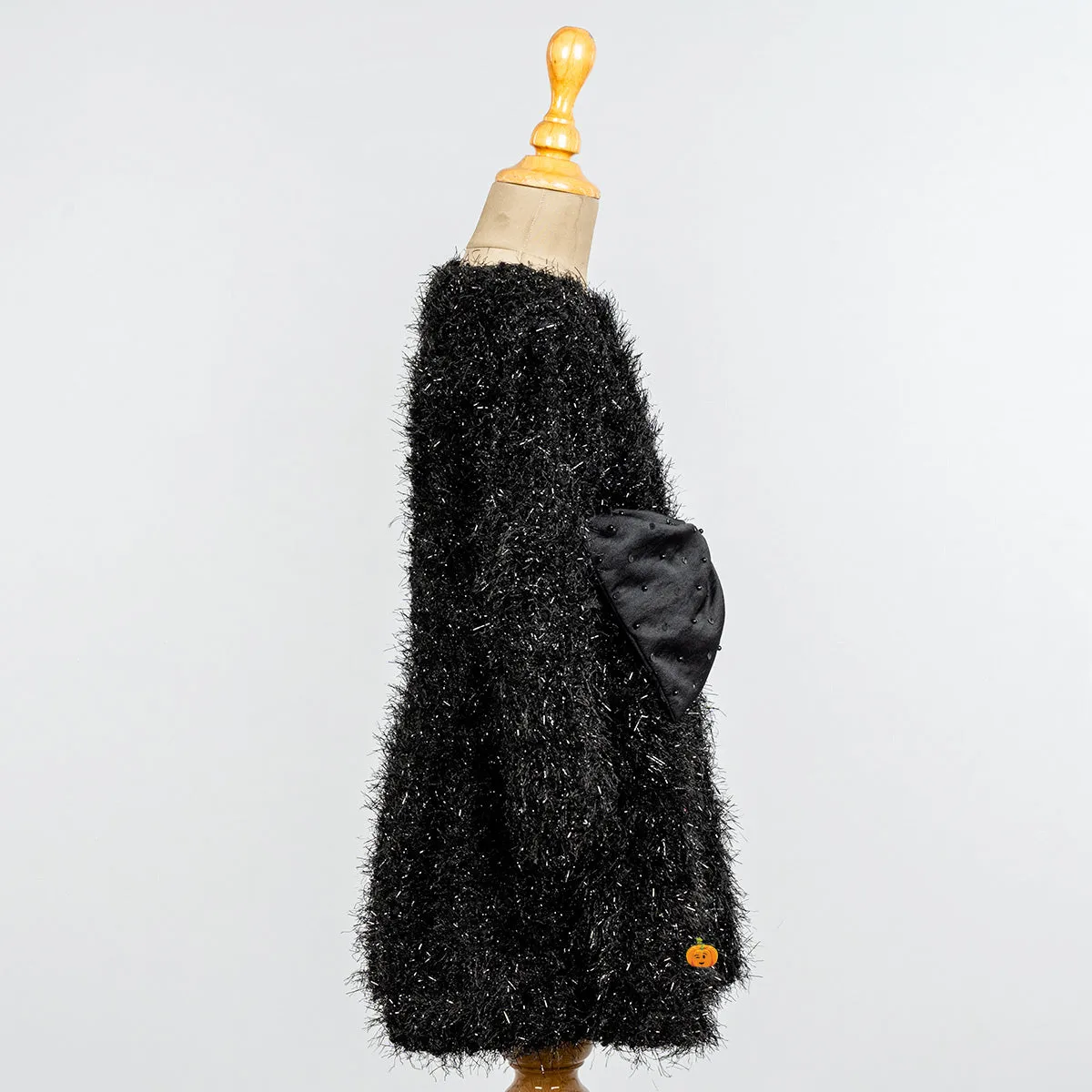 Black Bow Midi for Girls