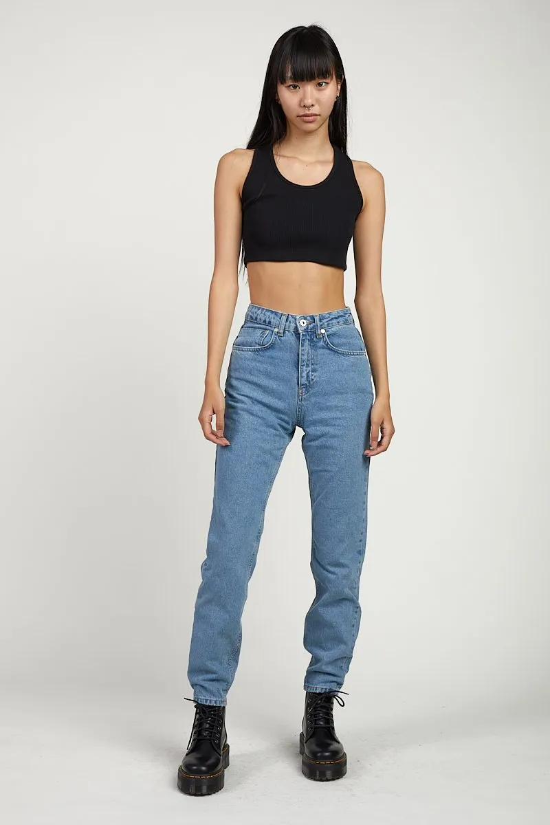 BUTT CUT DENIM - LIGHT BLUE