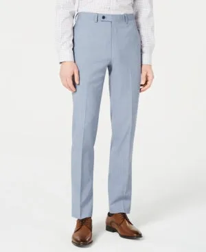 Calvin Klein Mens Slim fit Dress Pants 33 / 30 Blue Stretch