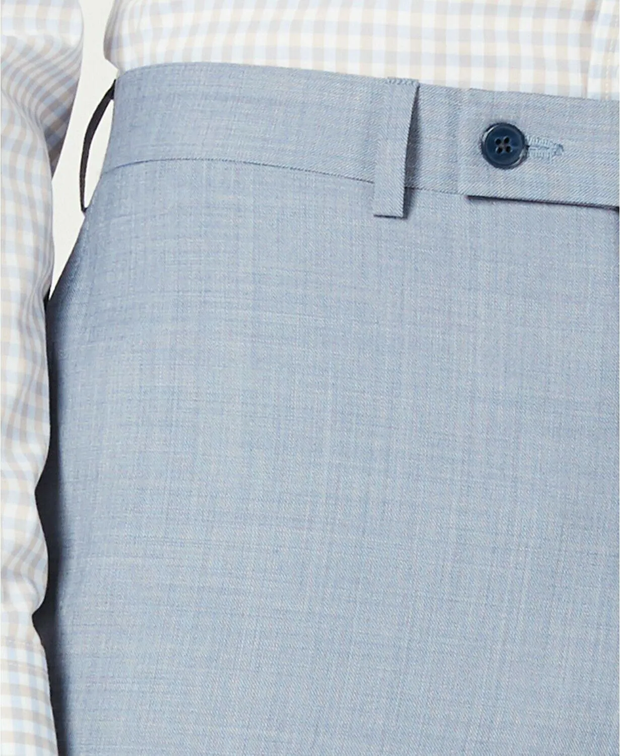 Calvin Klein Mens Slim fit Dress Pants 33 / 30 Blue Stretch