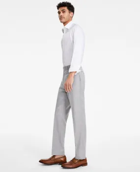 Calvin Klein Mens Slim fit Dress Pants 33 / 30 Grey Solid