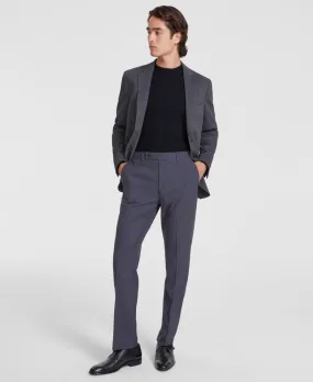 Calvin Klein Mens Slim fit Dress Pants 34 / 30 Grey Solid