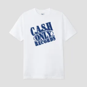 Cash Only Records T-Shirt White