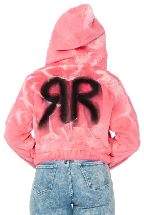 Charise Pink Fur Jacket
