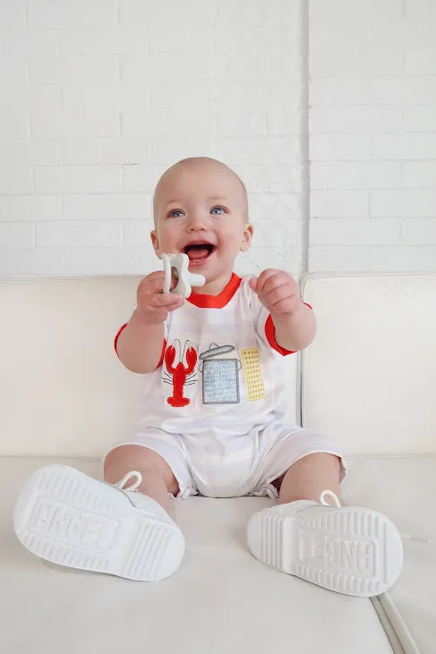 Crawfish Applique Kids Romper