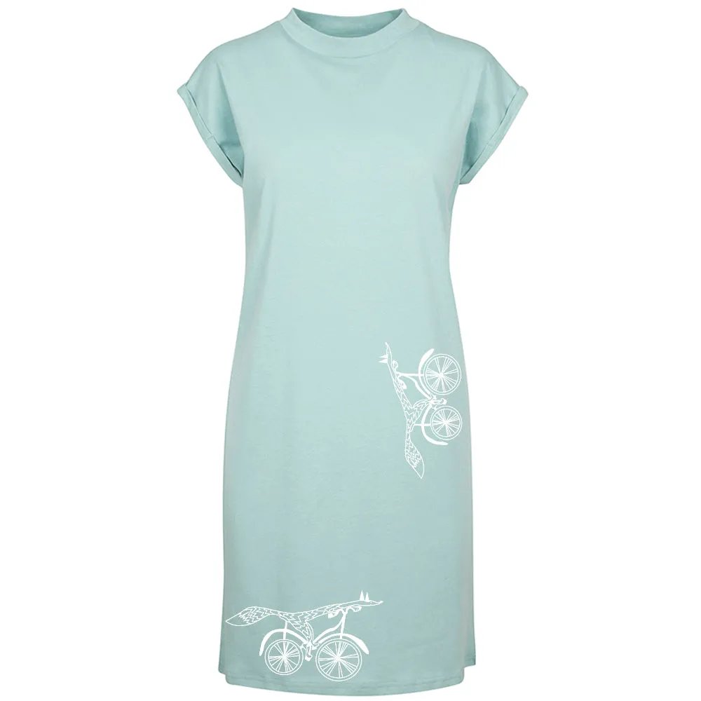 Cycling fox t-shirt dress