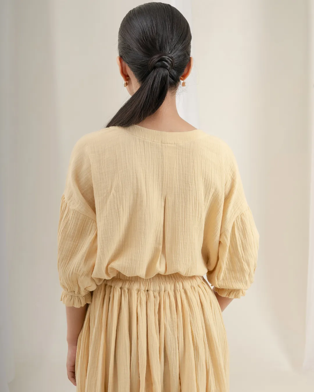 Daichi Organic Wrinkle Cotton Skirt