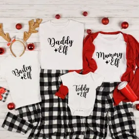 Elf Family Matching Christmas T-Shirts