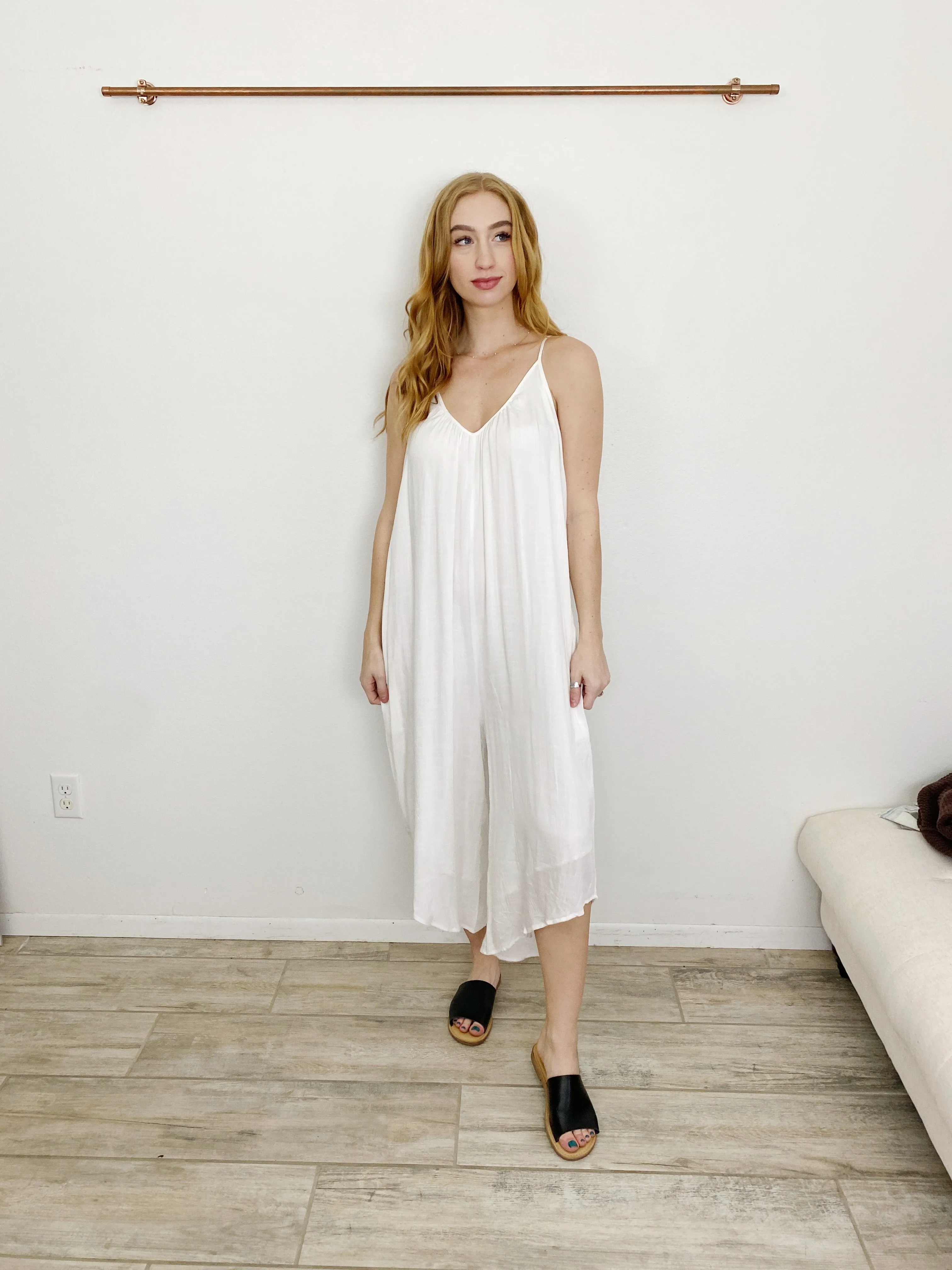 Fab'Rik Cotton White Flow Jumper NWT Medium