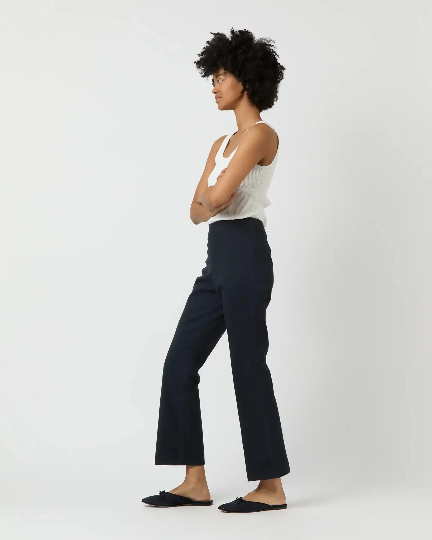 FAYETTE FLARE CROPPED PANT