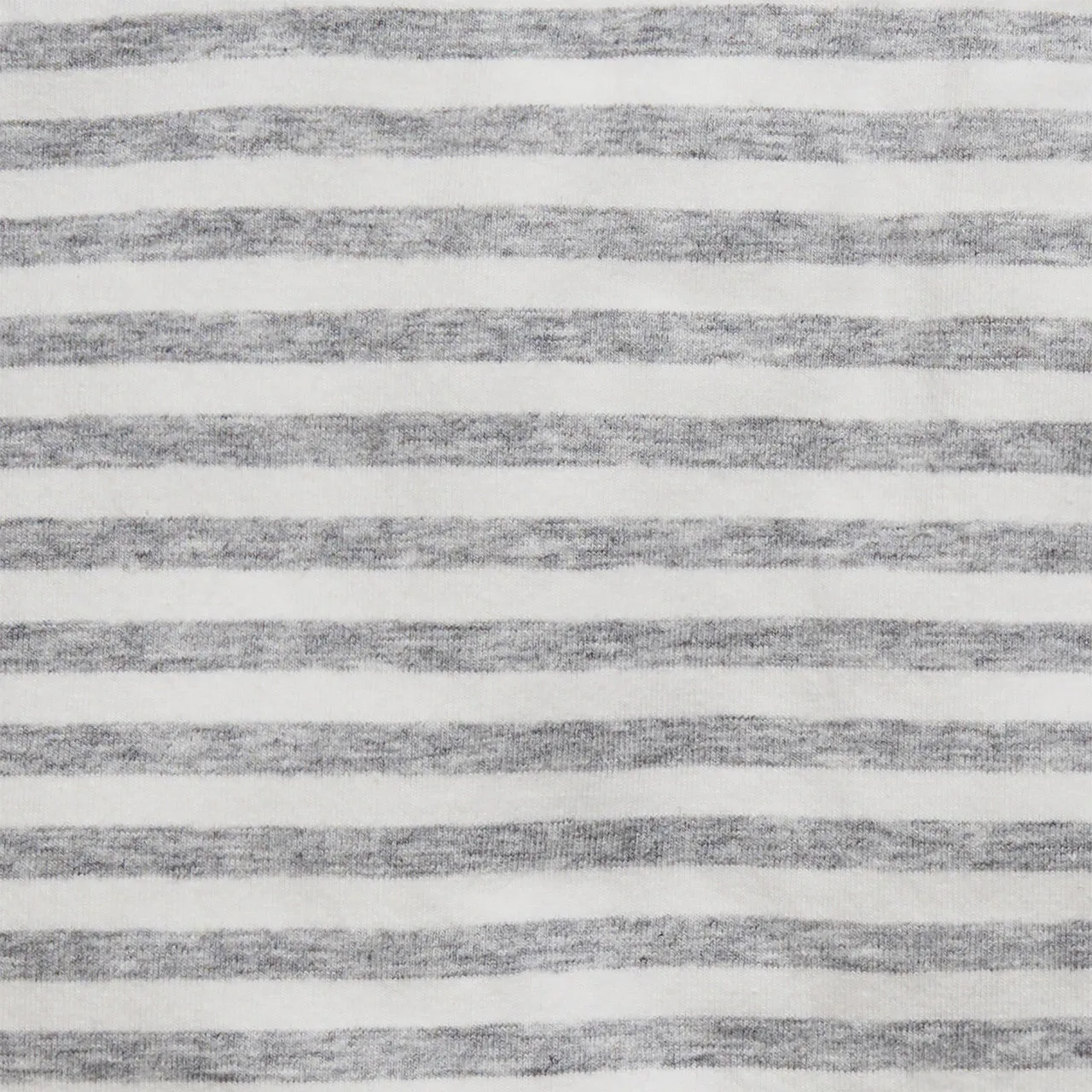 Footless Romper Cotton Grey Stripe