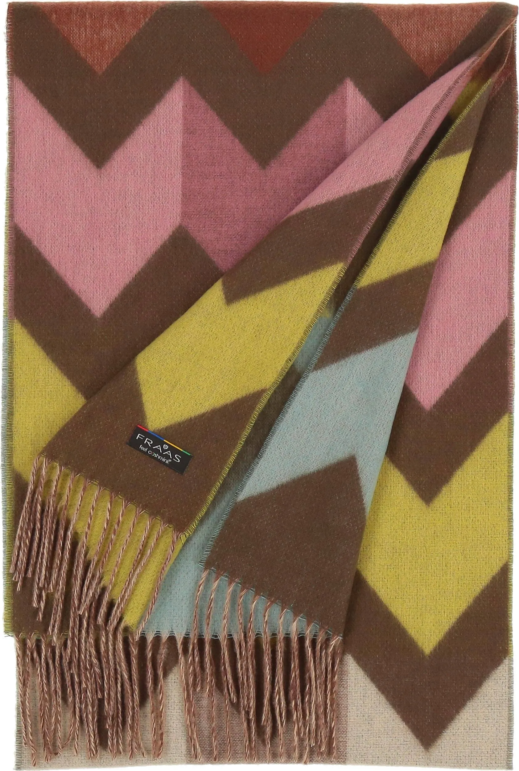 FRAAS - The Scarf Company - Chevron Zig Zag Eco: Grey