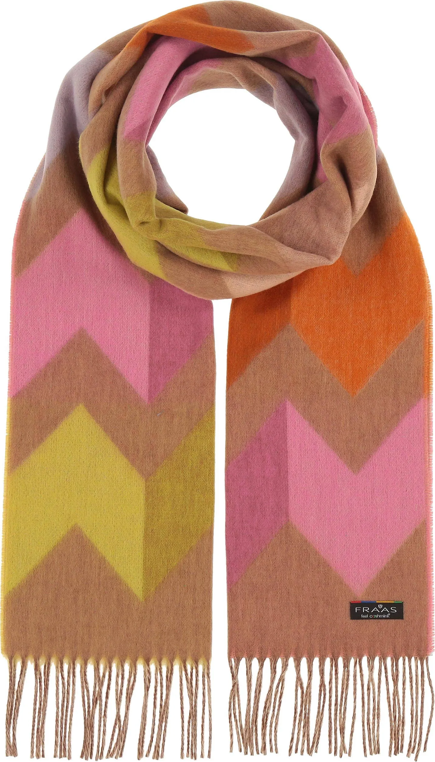 FRAAS - The Scarf Company - Chevron Zig Zag Eco: Grey