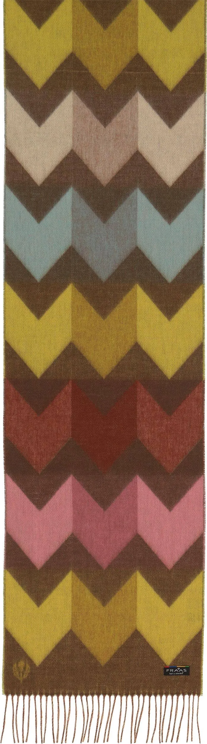 FRAAS - The Scarf Company - Chevron Zig Zag Eco: Grey
