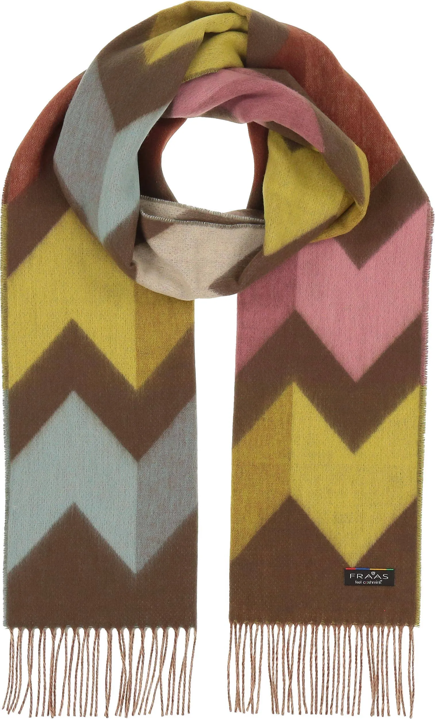 FRAAS - The Scarf Company - Chevron Zig Zag Eco: Grey