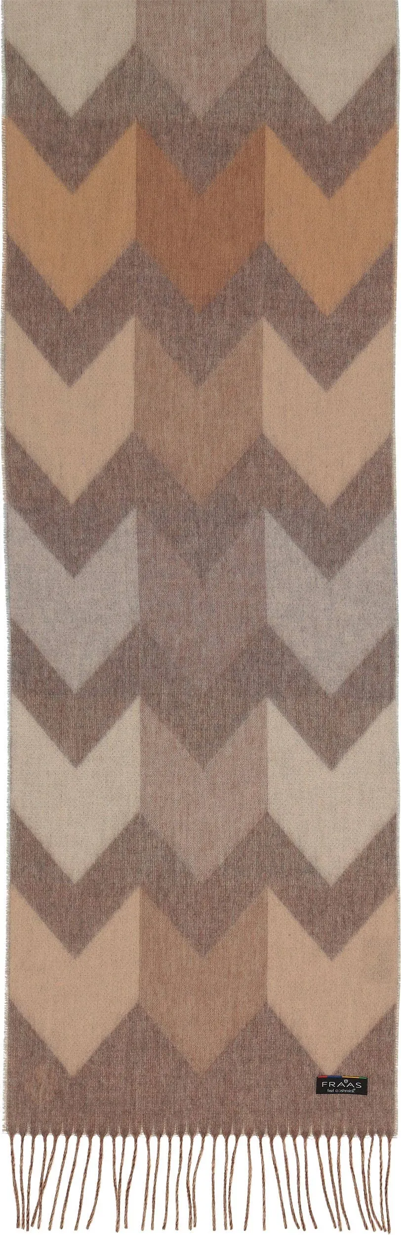 FRAAS - The Scarf Company - Chevron Zig Zag Eco: Grey