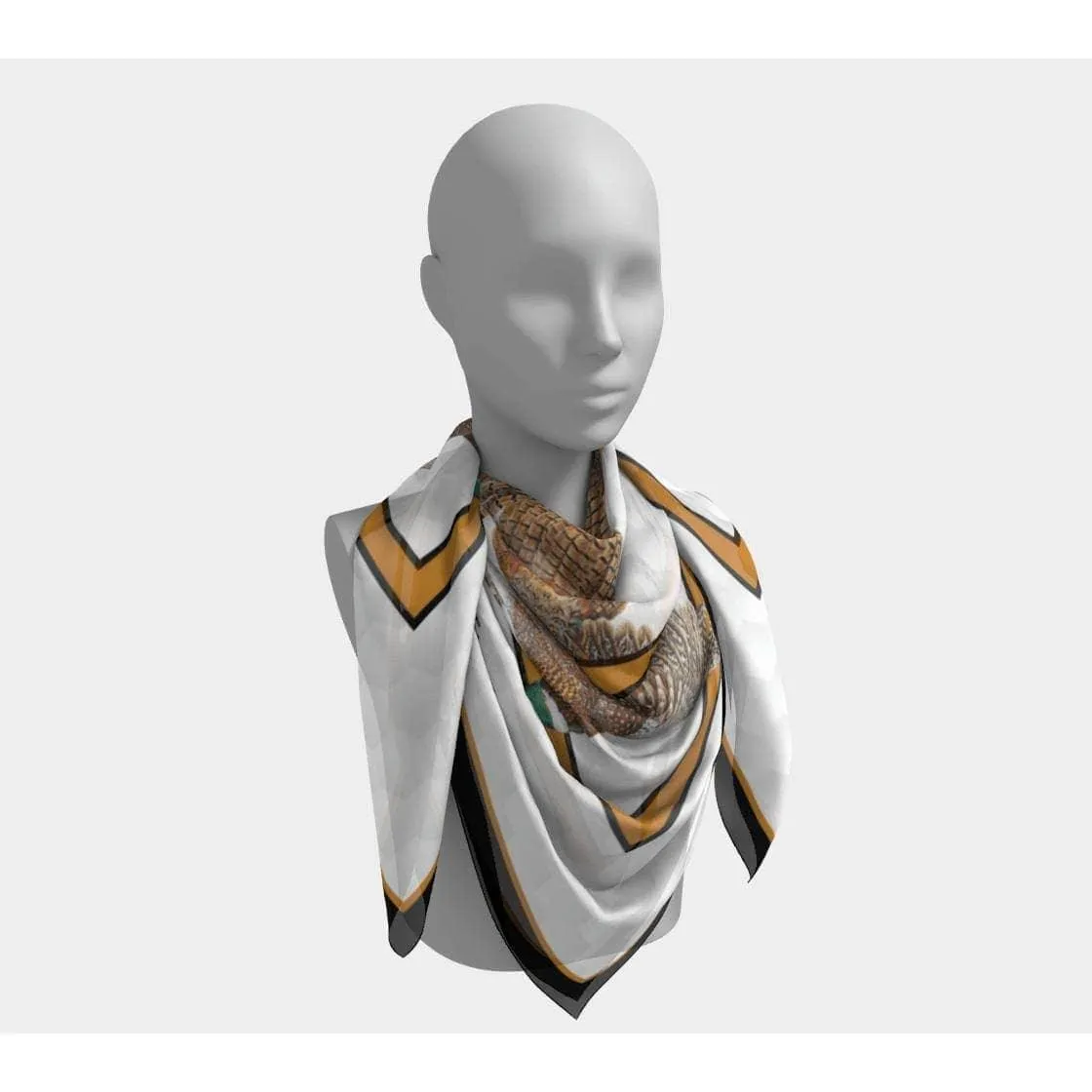 Frances - Silk Square Scarf