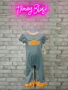 Girl’s Pumpkin Trio Romper