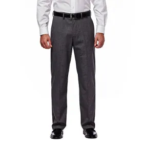 Haggar Mens Classic fit Dress Pants 34 / 30 Grey Solid
