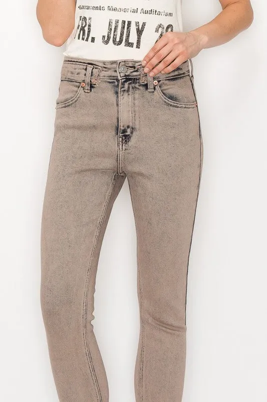 High Rise Stretch Skinny Jeans
