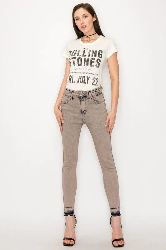 High Rise Stretch Skinny Jeans