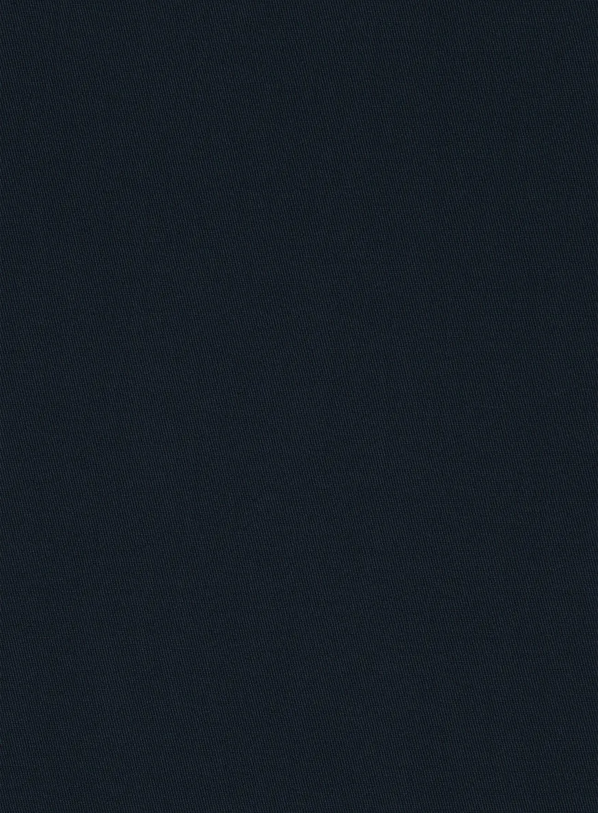 Italian Midnight Blue Cotton Stretch Pants