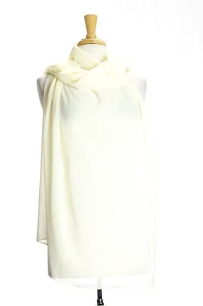 Ivory Simple Suzanne Scarf
