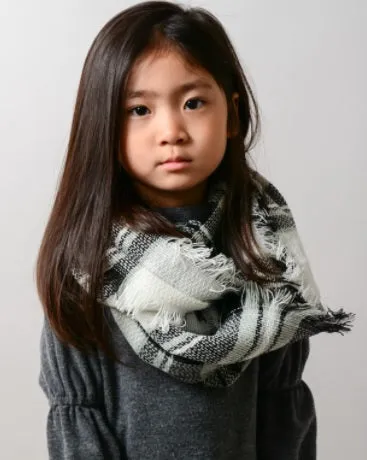 Kids Flannel Infinity Scarf