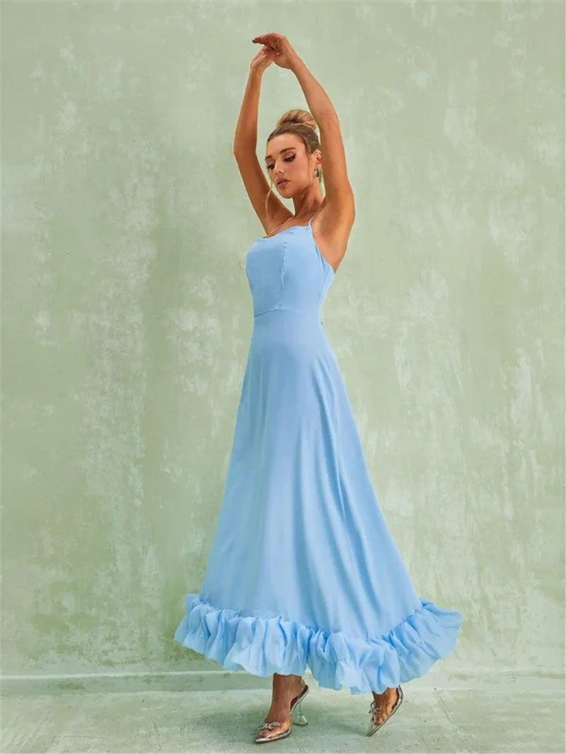 Сlara Flower Hem Sexy Midi Dress