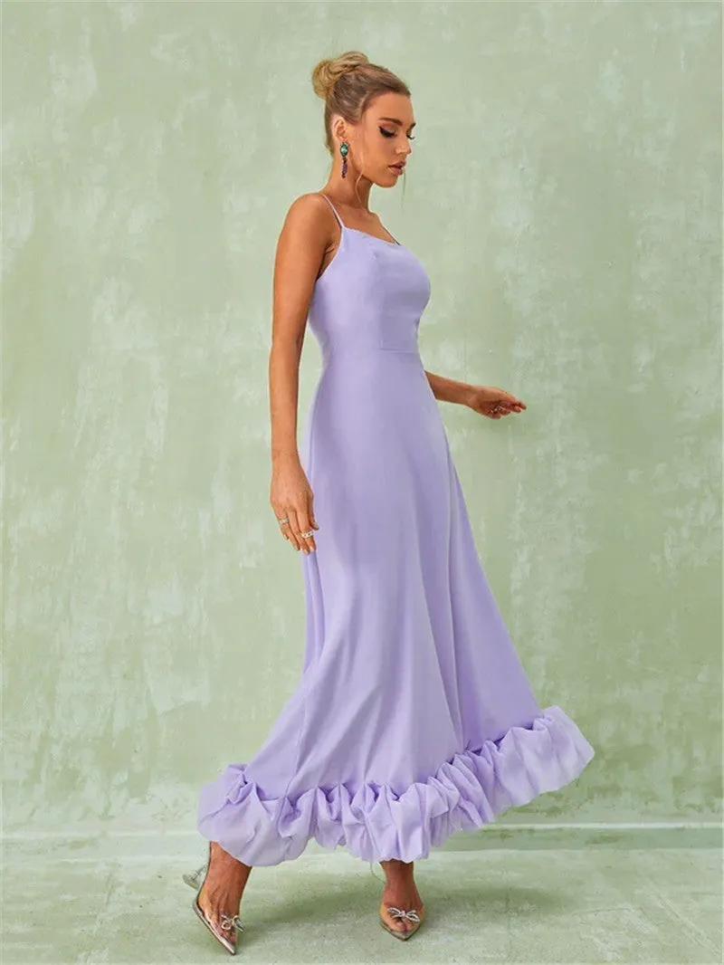 Сlara Flower Hem Sexy Midi Dress