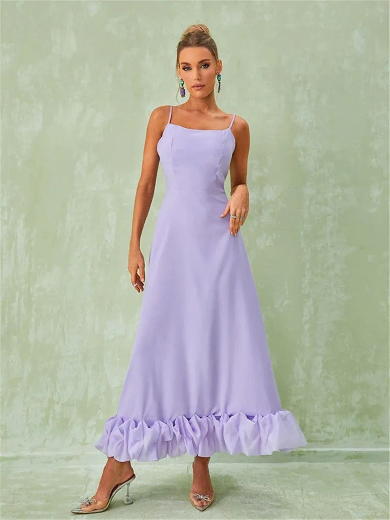 Сlara Flower Hem Sexy Midi Dress