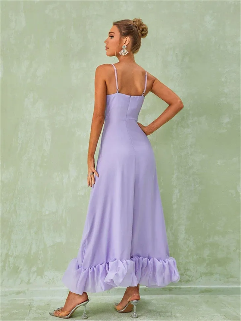 Сlara Flower Hem Sexy Midi Dress