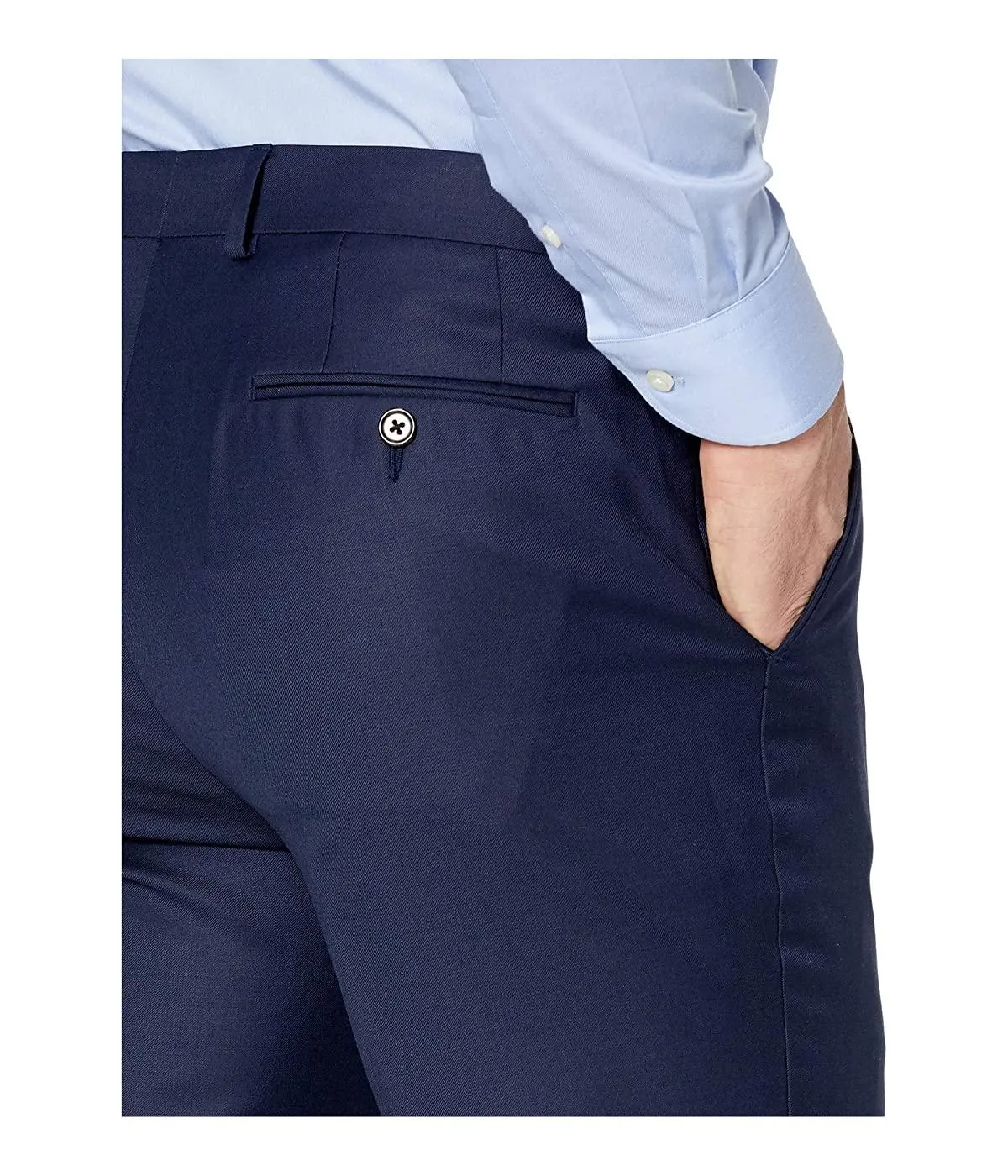Lauren Ralph Lauren Mens Classic fit Dress Pants 36 / 32 Blue Solid