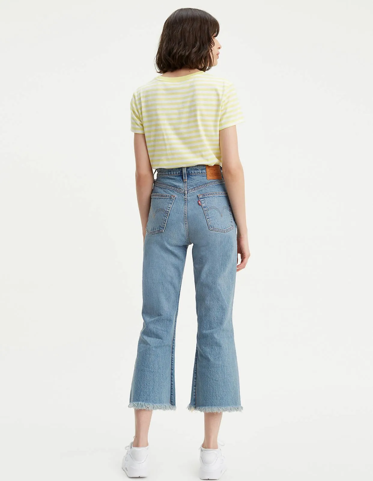Levi's Ribcage Crop Flare Denim Jeans NWT 27