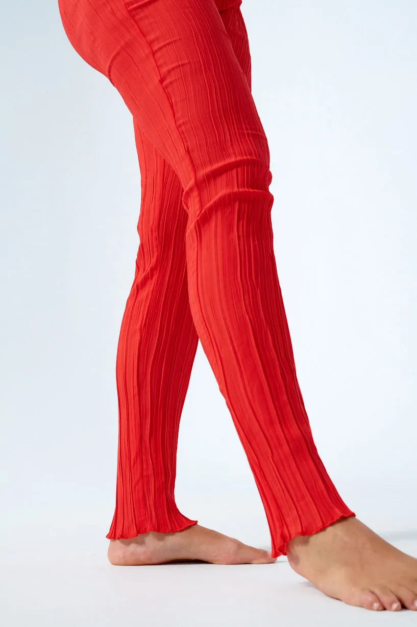 Long Plisse Pant