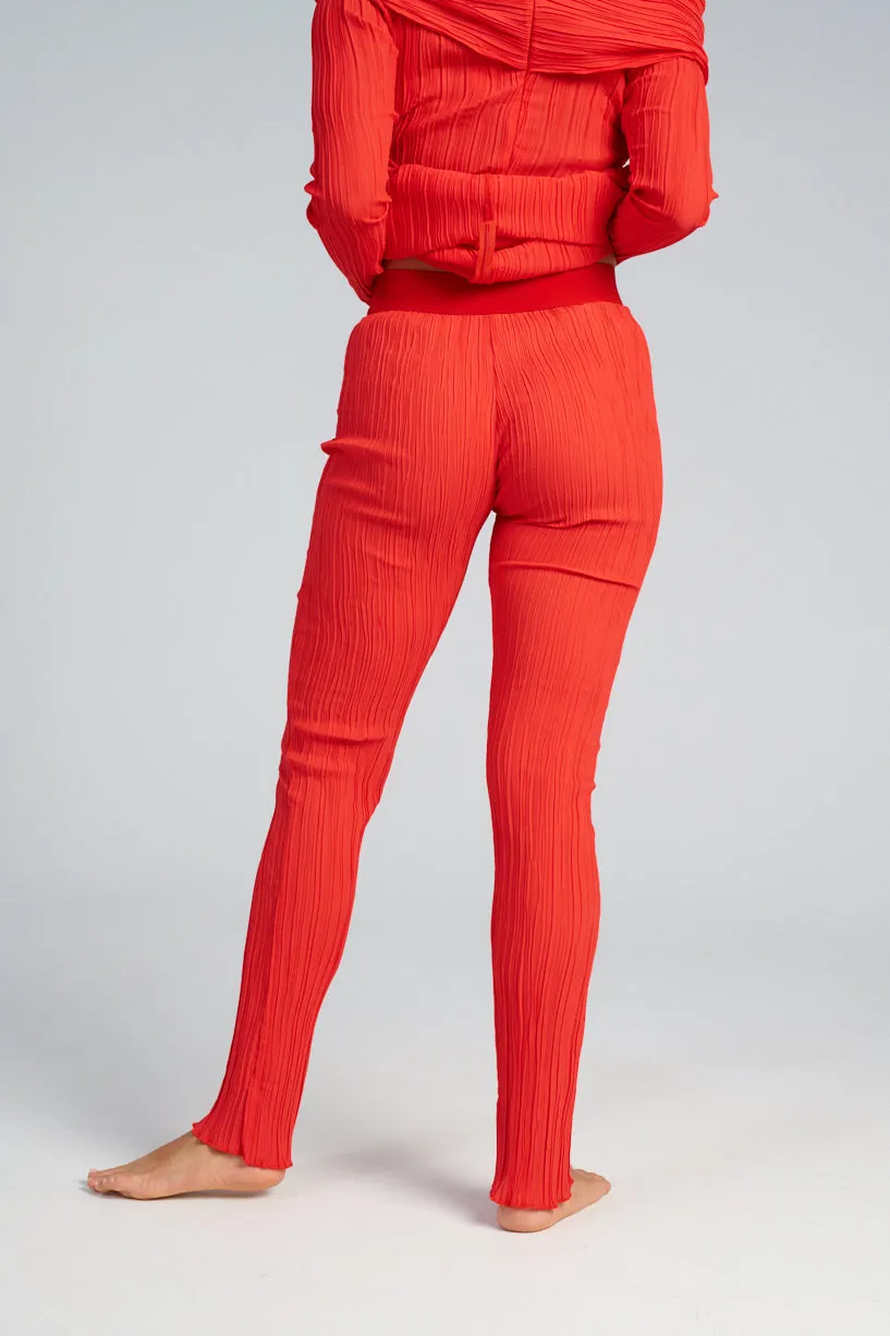 Long Plisse Pant